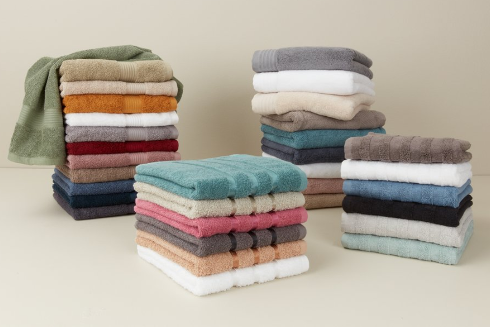 Les serviettes de bain