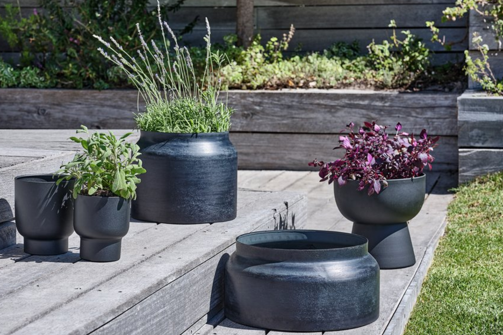 Les pots de jardin