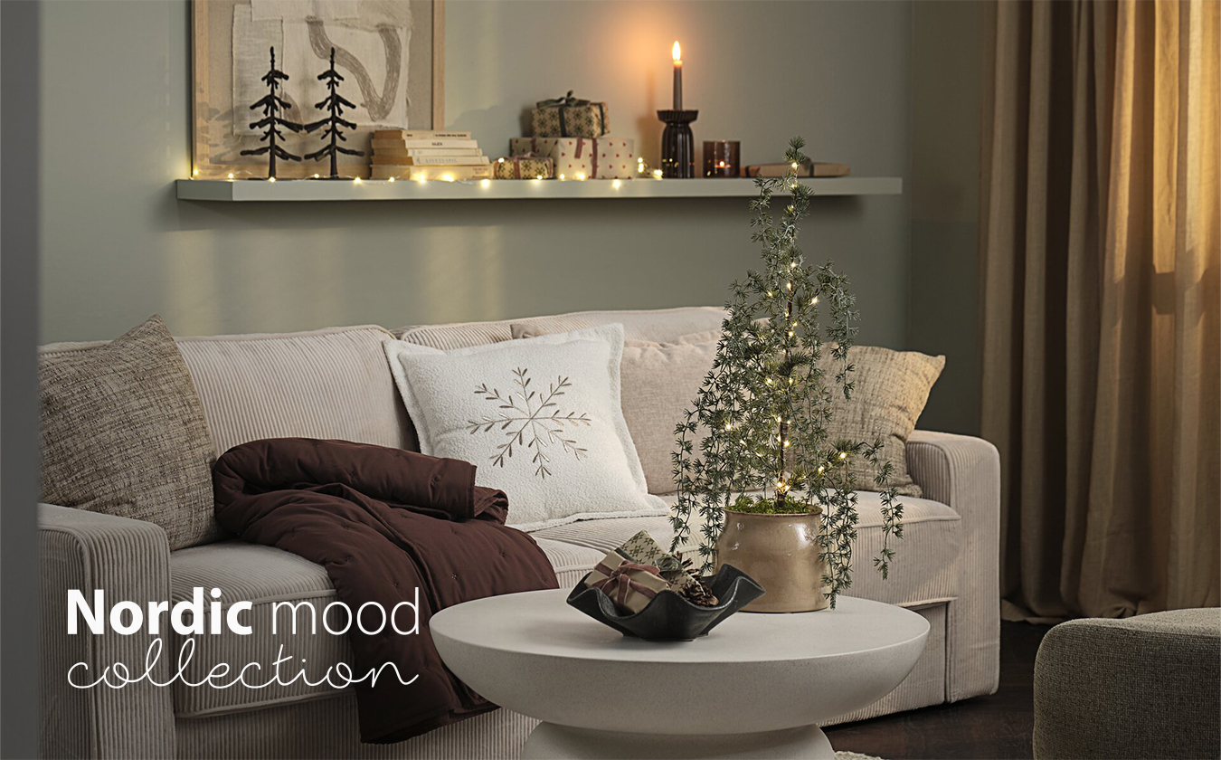 Créez une atmosphère de fêtes scandinave avec la nouvelle collection Nordic Mood.