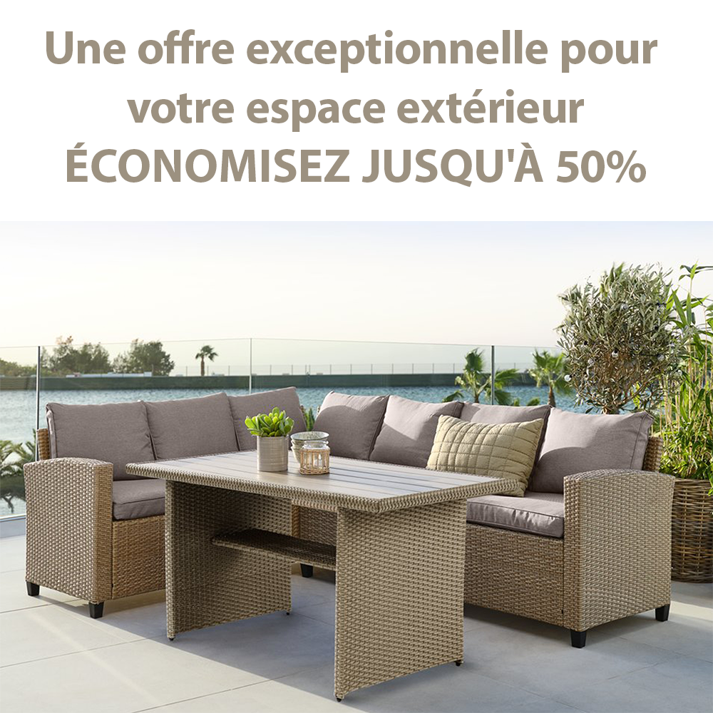 une offre exceptionnelle pour votre espace extérieur 