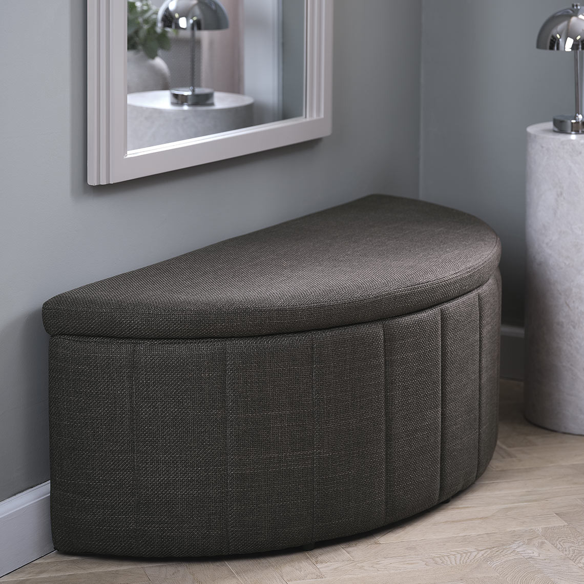 Banc d’entrée foncé