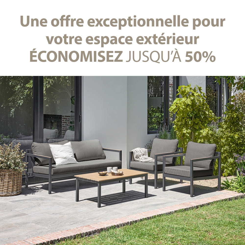 Une offre exceptionnelle pour votre espace extérieur